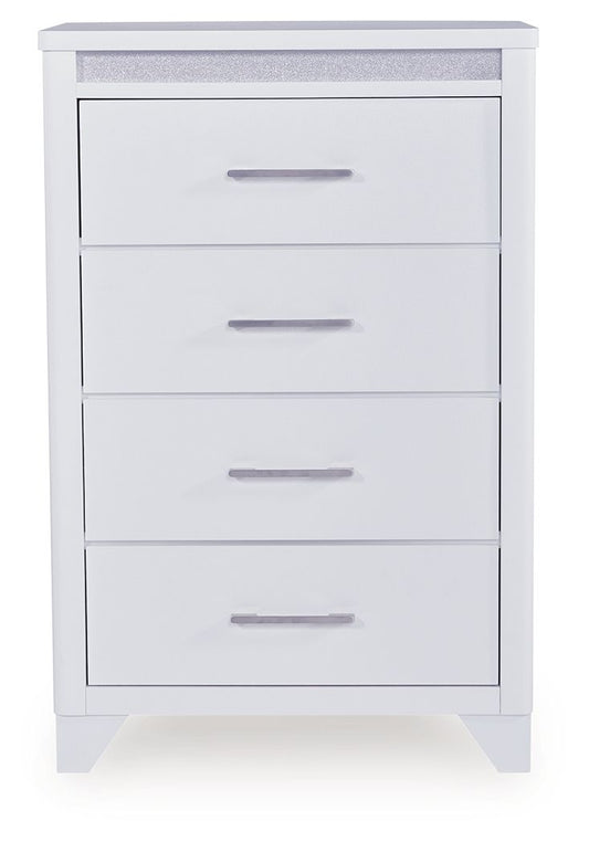 Jarlee - Four Drawer Chest - White