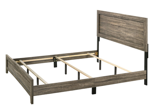 Millie - King Bed In One Box - Warm Gray