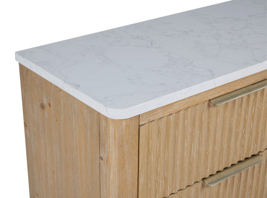 Kara - Nightstand - Cerused Natural