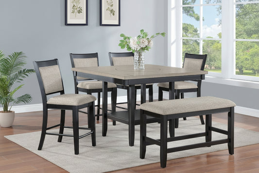 Fulton - Counter Height Table - Light Gray