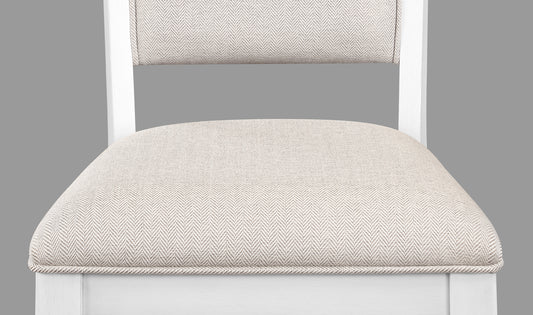 Wendy - Counter Height Chair (Set of 2) - White / Beige