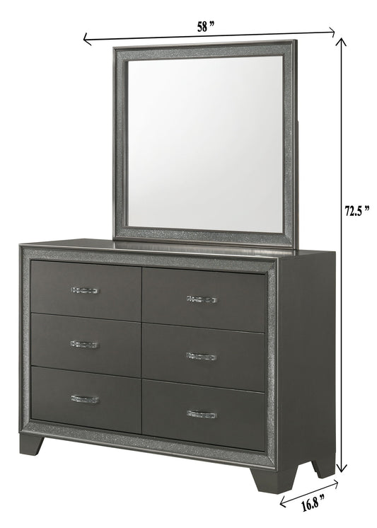 Kaia - Dresser - Dark Gray