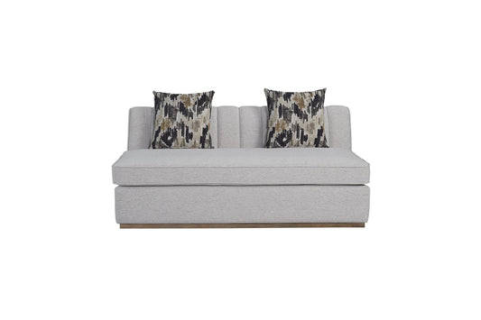 Elure Channel Armless Loveseat