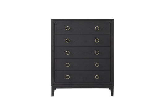 Elure 5-Drawer Chest- Peppercorn