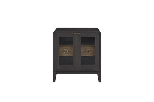 Elure Glass Door Nightstand