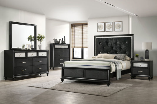 Lila - Full Bed - Black