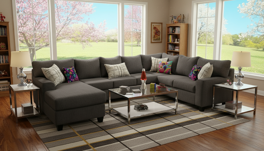 4200 3 Piece Sectional Sofa by L&A