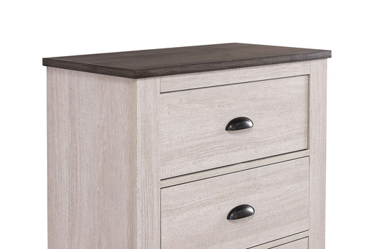 Coralee - Nightstand - Chalk / Gray