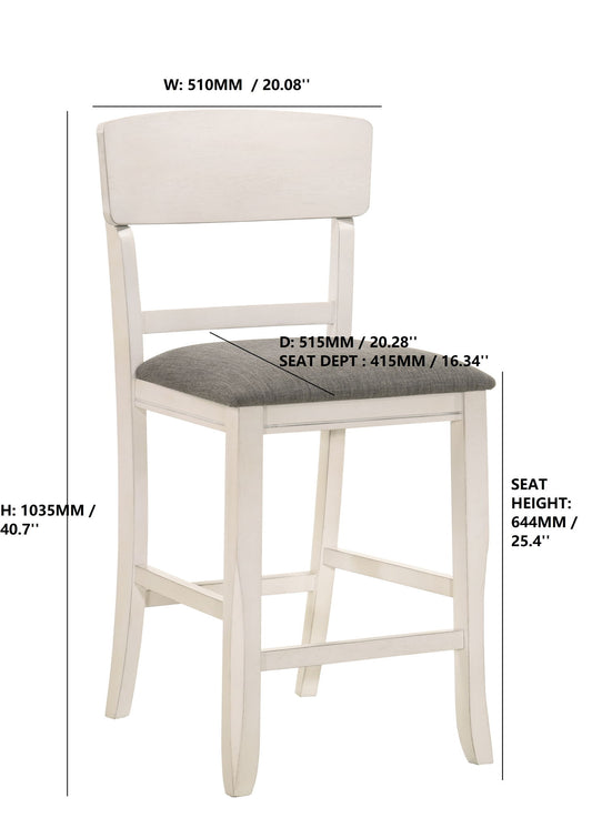 Conner - Counter Height Chair (Set of 2) - Chalk