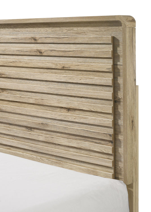 Dawson - Queen Bed - Light Brown