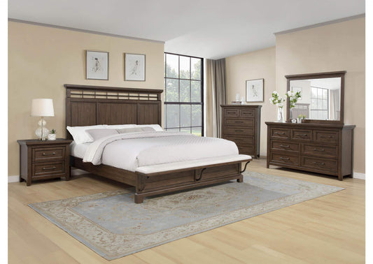 Beckett Bedroom Suites in Gray or Brown