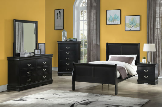 Louis Philip Black Bedroom Sets by Crown Mark