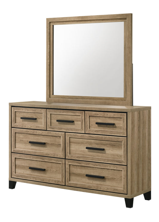 Jameson Natural Dresser and Optional Mirror