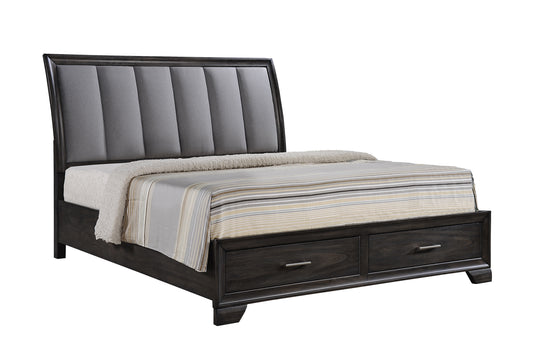 Jaymes - King Bed Storage - Gray