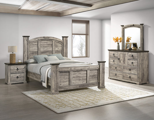 Ella-Mae - Queen Bed - Gray