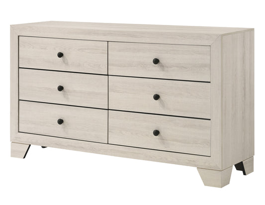 Atticus - Dresser & Mirror - White
