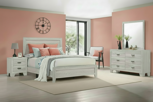 Millie White Wash Bedroom Suites B9220