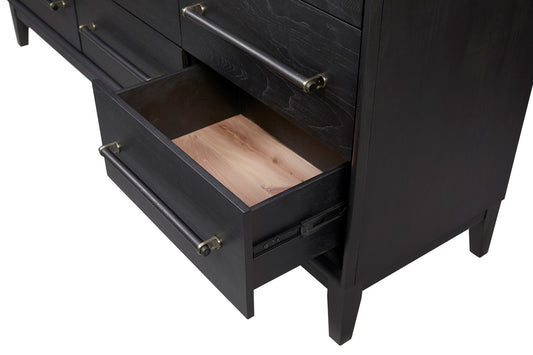 Elure - 9 Drawer Dresser - Peppercorn