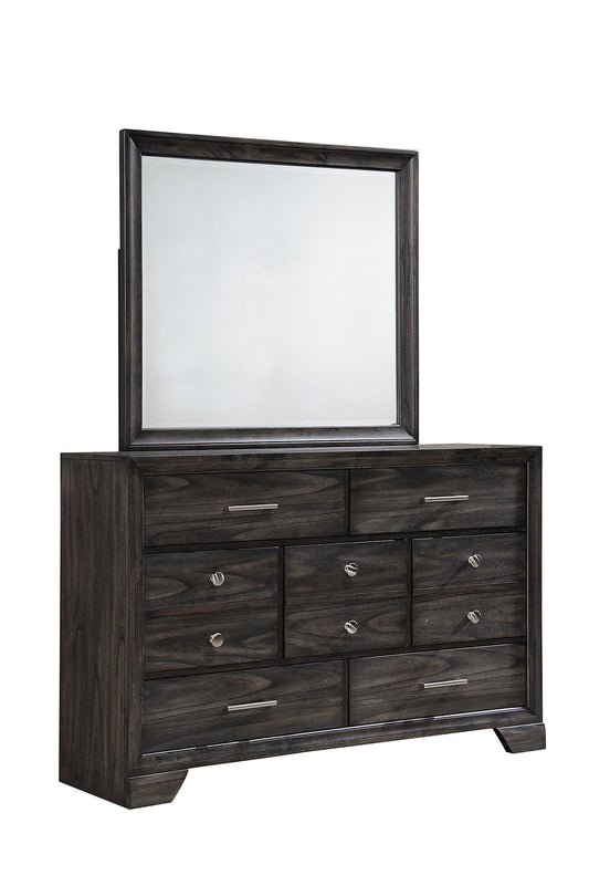 Jaymes - Dresser & Mirror - Gray