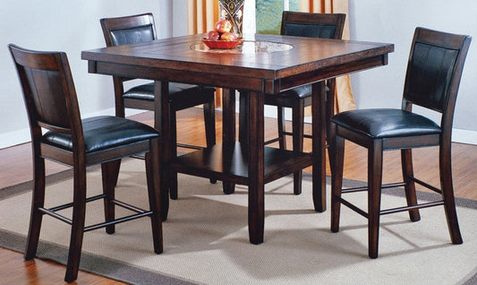 Fulton - Counter Height Table - Dark Brown