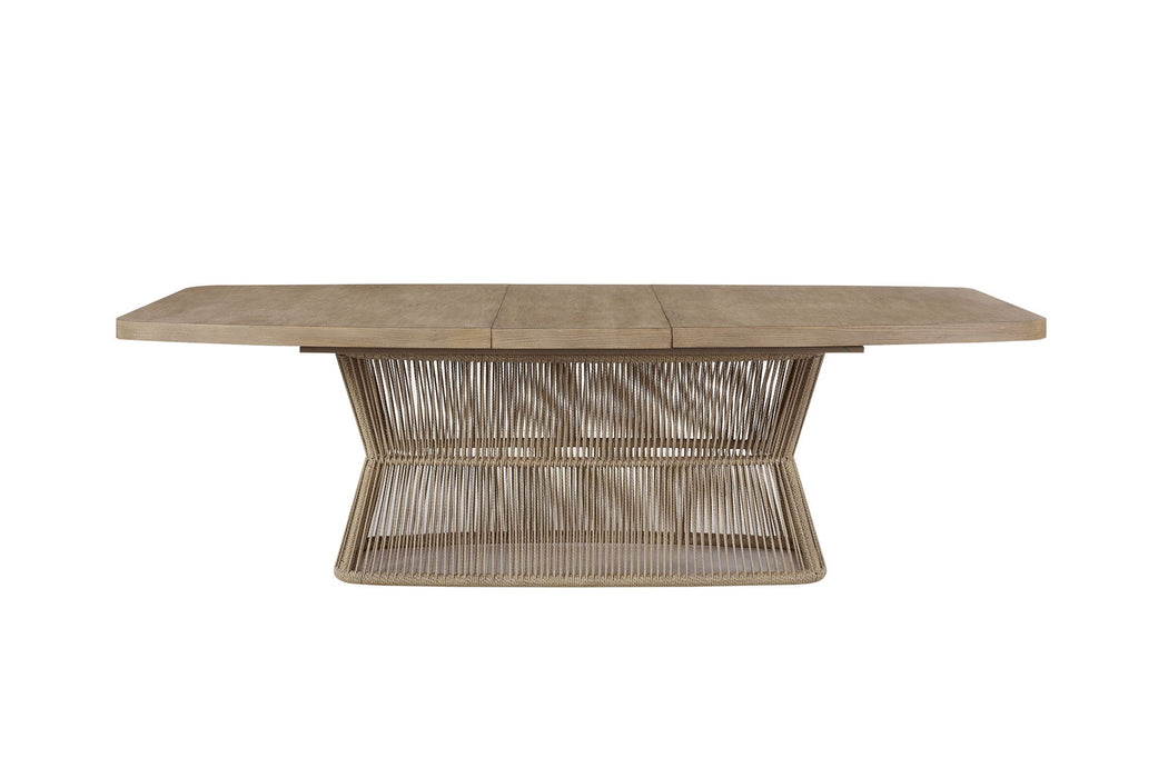 Trilogy - Pedestal Dining Table - Toffee