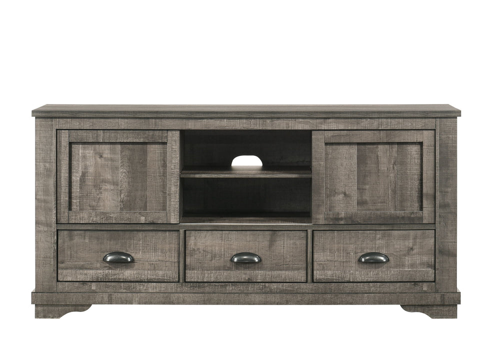 Coralee - TV Stand - Dark Gray