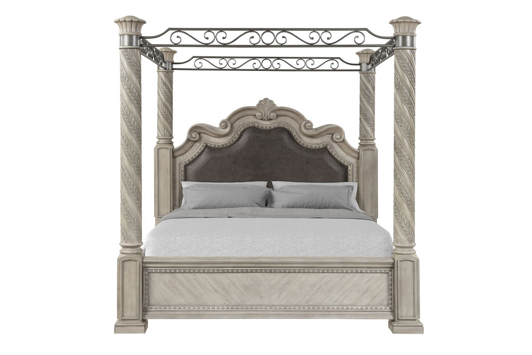 Coventry - Upholstered Panel Canopy Bed