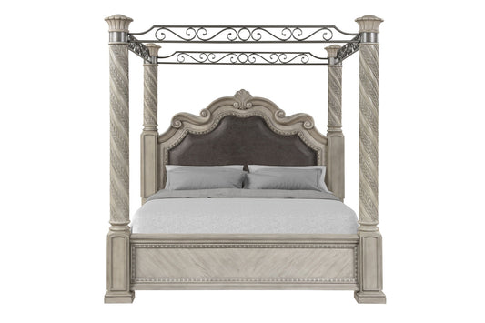 Coventry - Upholstered Panel Canopy Bed