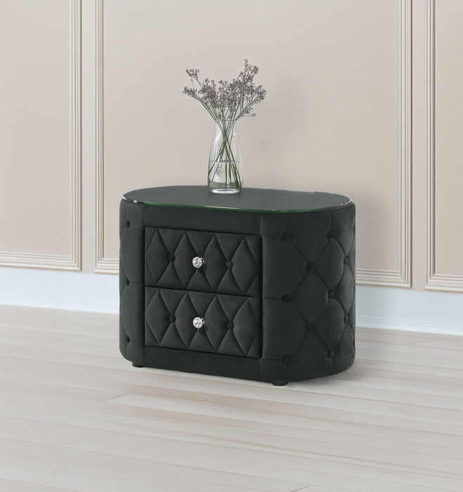 Voltare - Nightstand - Black
