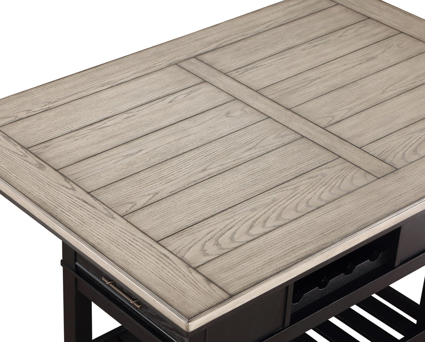 Frey - 5 Piece Dining Room Set - Pearl Silver