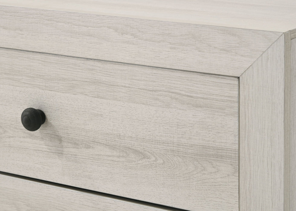 Atticus - Dresser & Mirror - White