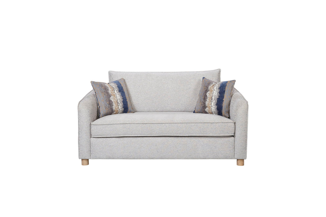 Trilogy - Loveseat - Pearl Silver