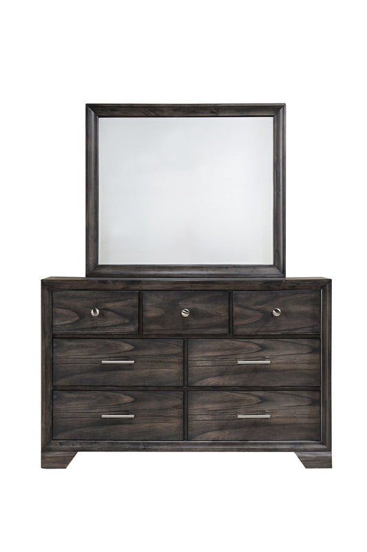 Jaymes - Dresser & Mirror - Gray