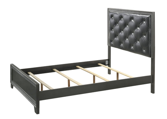 Kaia - Queen Bed - Dark Gray