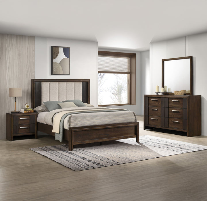 Carlton - King 4 Piece Bedroom Set - Brown