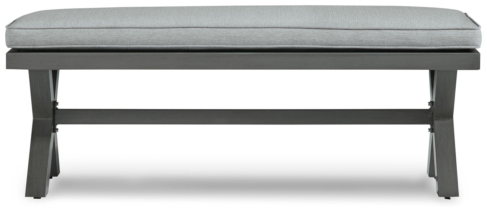 Elite Park - Bench With Cushion - Gray