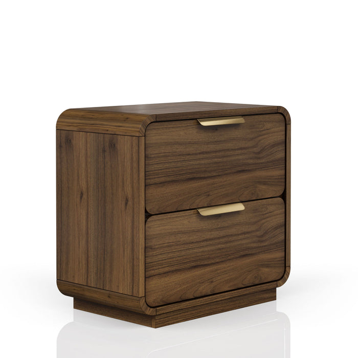 Summerfield - Nightstand With USB - Walnut