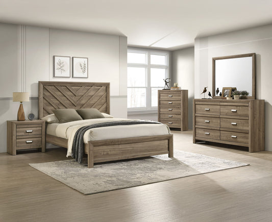 Valor - Dresser And Mirror - Light Brown