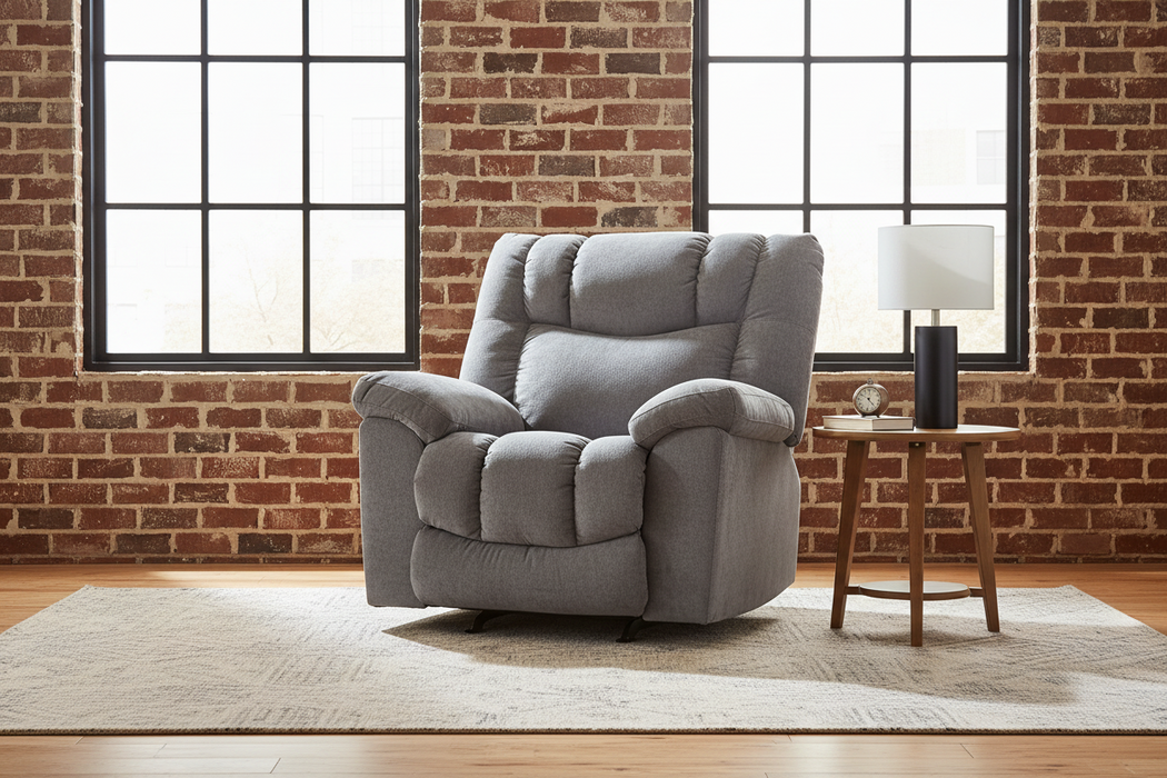1014 Clayton Big Man's Rocker Recliner Chair