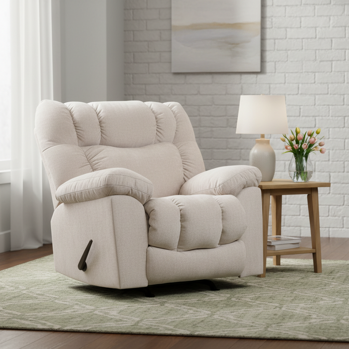 1014 Clayton Big Man's Rocker Recliner Chair