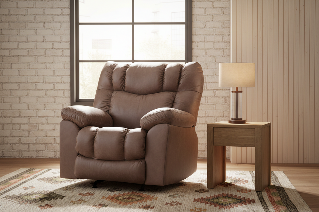 1014 Clayton Big Man's Rocker Recliner Chair
