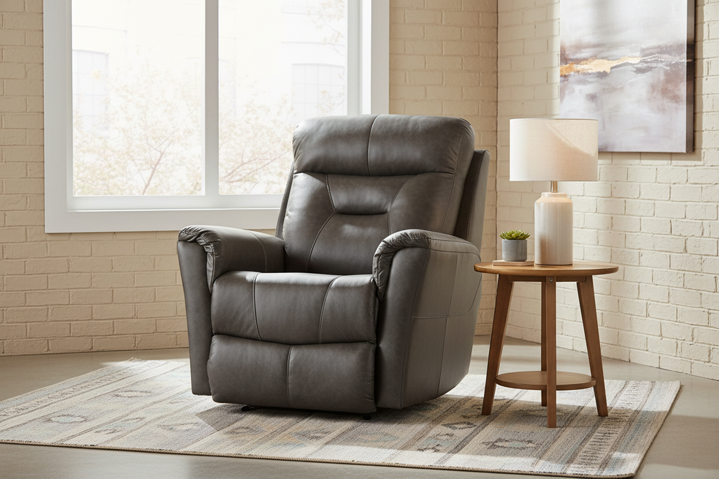 1143 Flicker Rocker Recliner in True Grit PMF Faux Suede