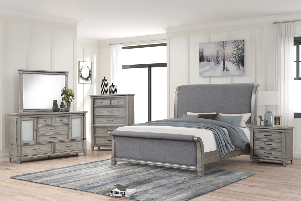 Hartford Upholstered Sleigh Bedroom Set