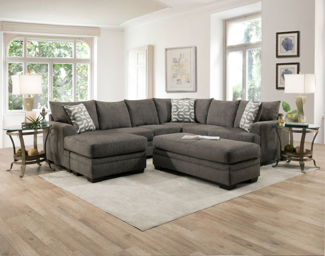 1310 Bailey Sectionals in Charcoal or Cream