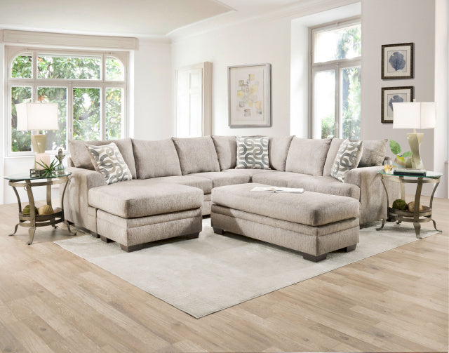 1310 Bailey Sectionals in Charcoal or Cream