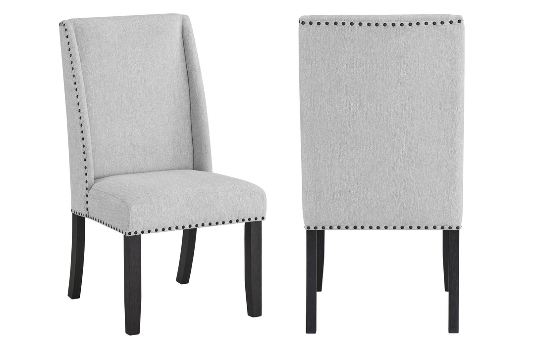 Vance - Side Chair (Set of 2) - Charcoal & Gray