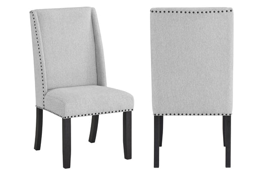 Vance - Side Chair (Set of 2) - Charcoal & Gray