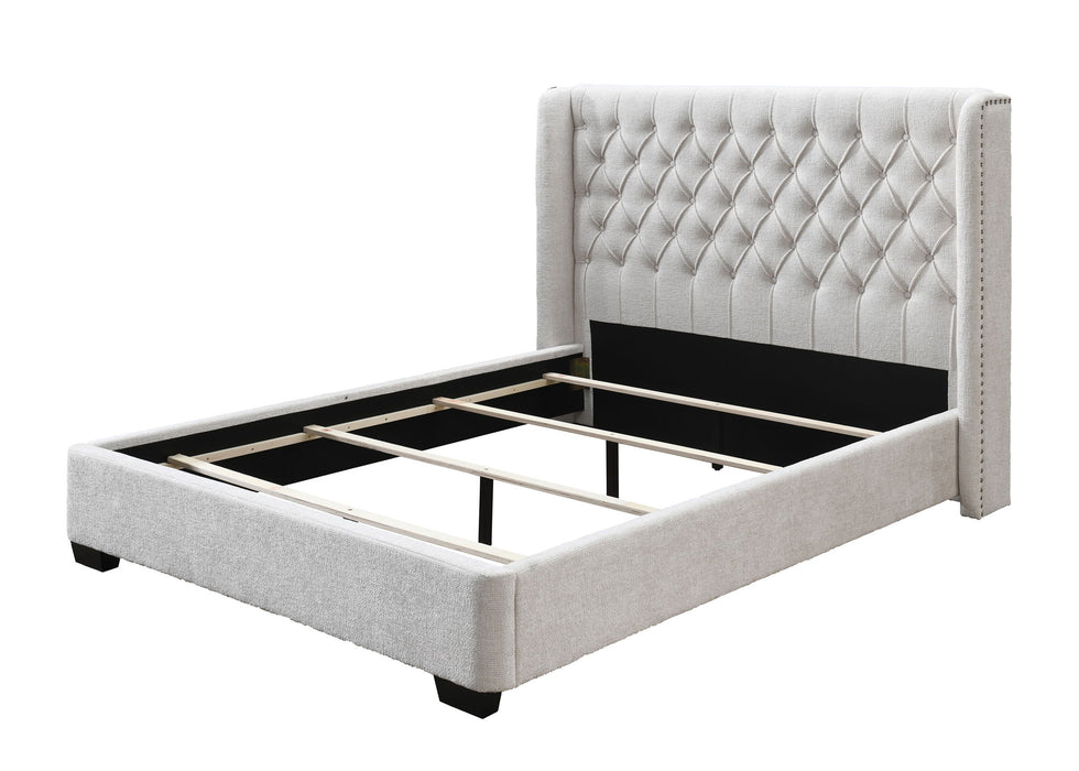 Daphne - King Bed - Ivory