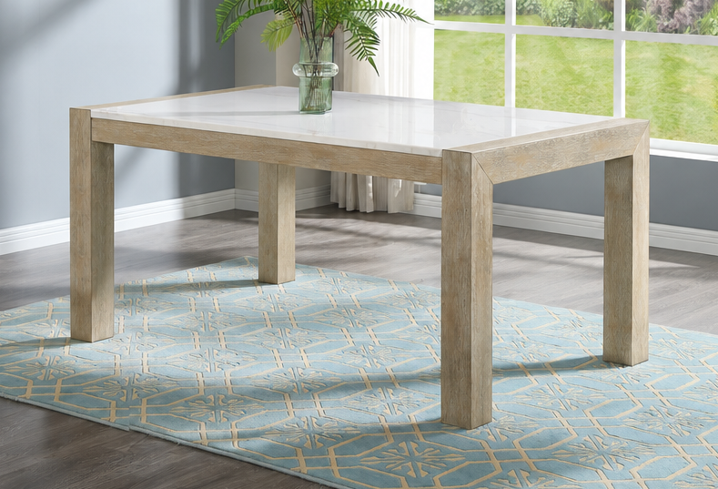 Hazel Genuine Marble Dining Table
