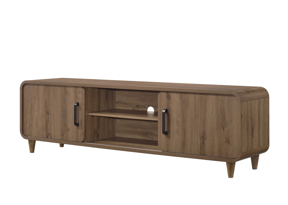 Nyomi TV Stand - White Wash or Light Brown